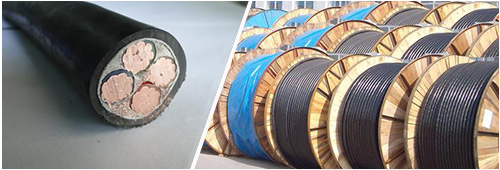 銅電纜 四芯交聯電纜YJV 3*70+1*35平方