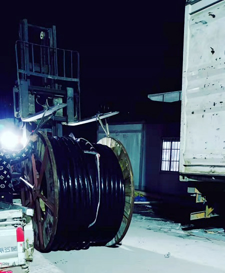 目的地卸鋁電纜