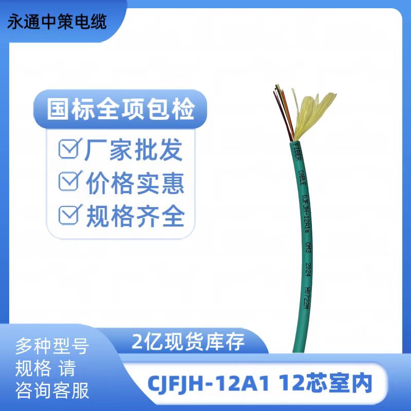 永通中策CJFJH-12A1光纜 12芯室內多模萬兆
